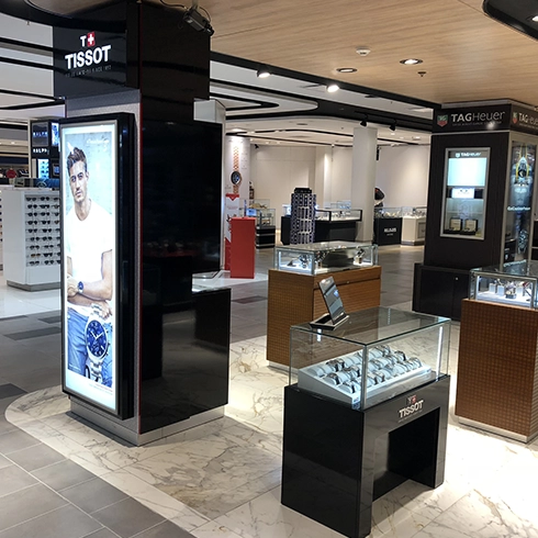 portada del trabajo de Travel Retail para Tissot